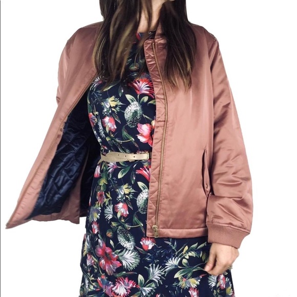 J. Crew Jackets & Blazers - J. Crew Bomber jacket with side zips